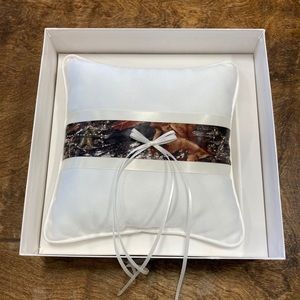 Camo ring bearer pillow camouflage wedding